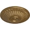 Ekena Millwork Modena Ceiling Medallion (Fits Canopies up to 5 1/4"), Hand-Painted Pale Gold, 23 1/2"OD x 3 1/2"P CM23MOPAS - alternate 2